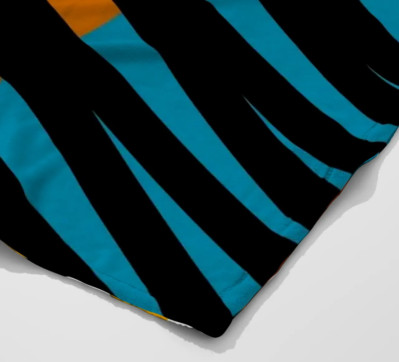 Bauhaus Geometric Abstract Eye Color Print fleece blanket by NorwesClub