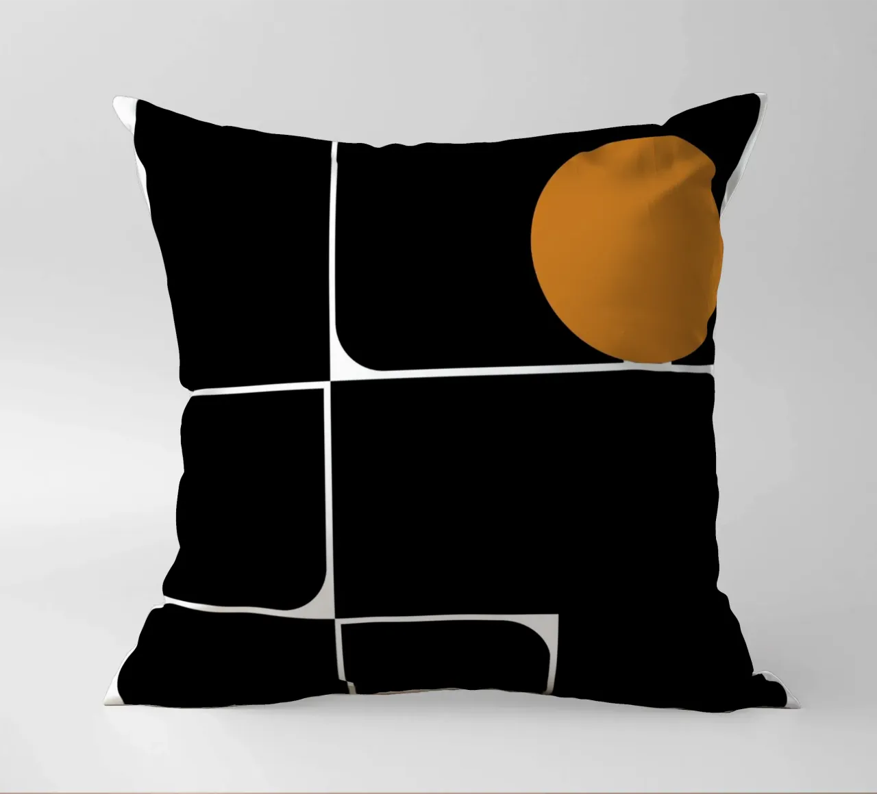 Bauhaus Geometrico Forme astratte Stampa a colori cuscino da NorwesClub