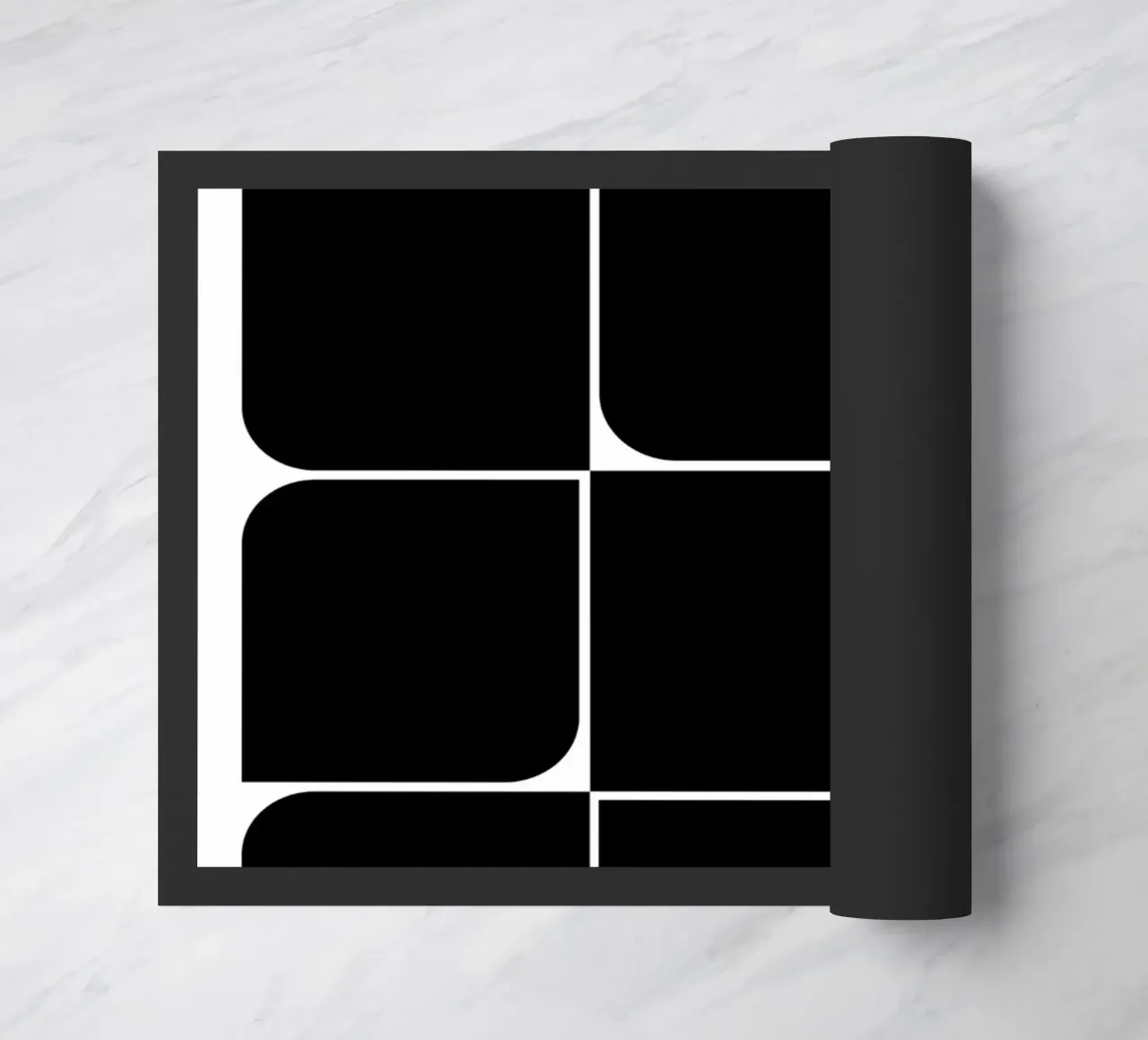 Bauhaus Geometrico Forme astratte Stampa a colori zerbino da NorwesClub