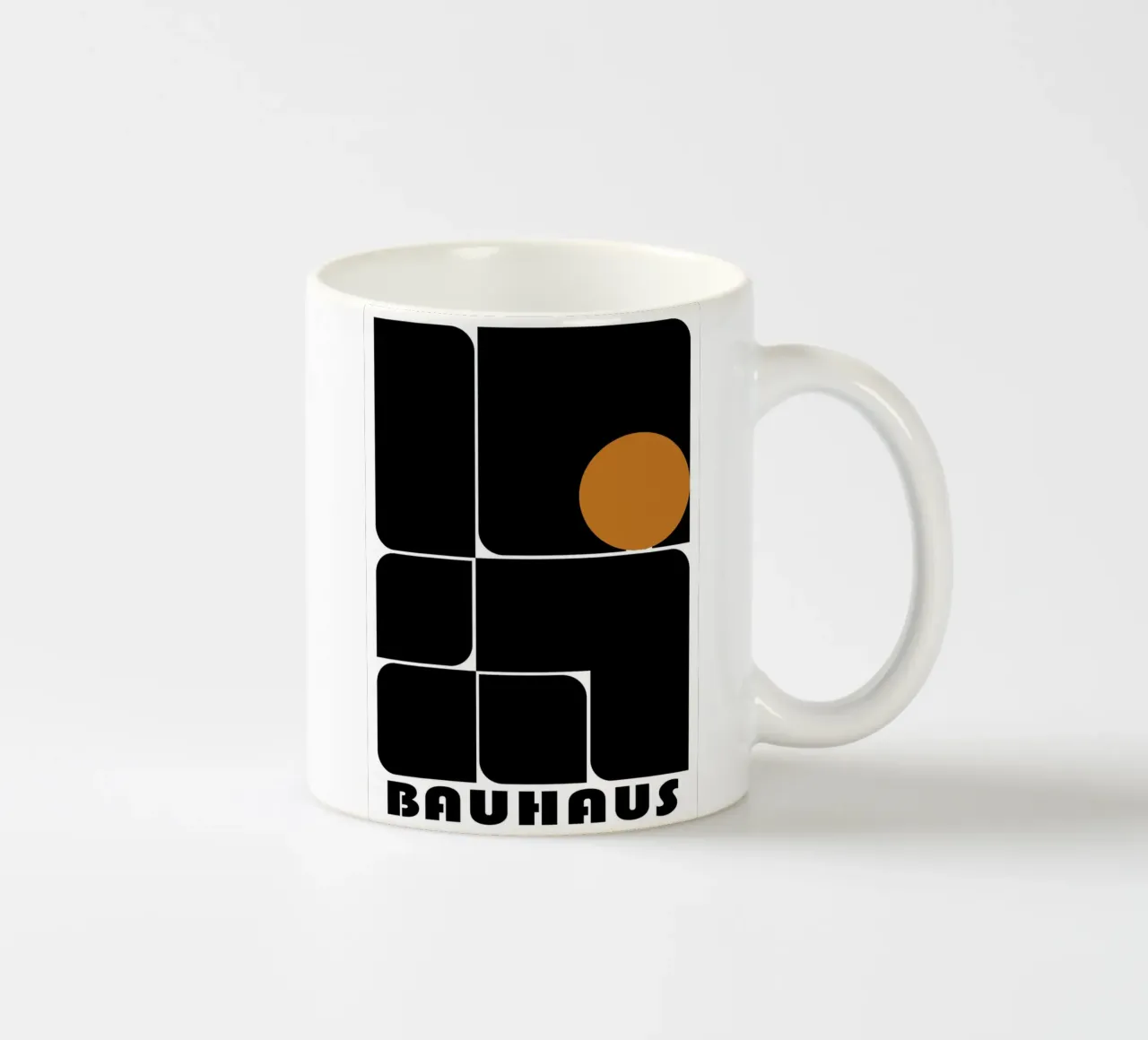 Bauhaus Geometrico Forme astratte Stampa a colori tazza in ceramica da NorwesClub