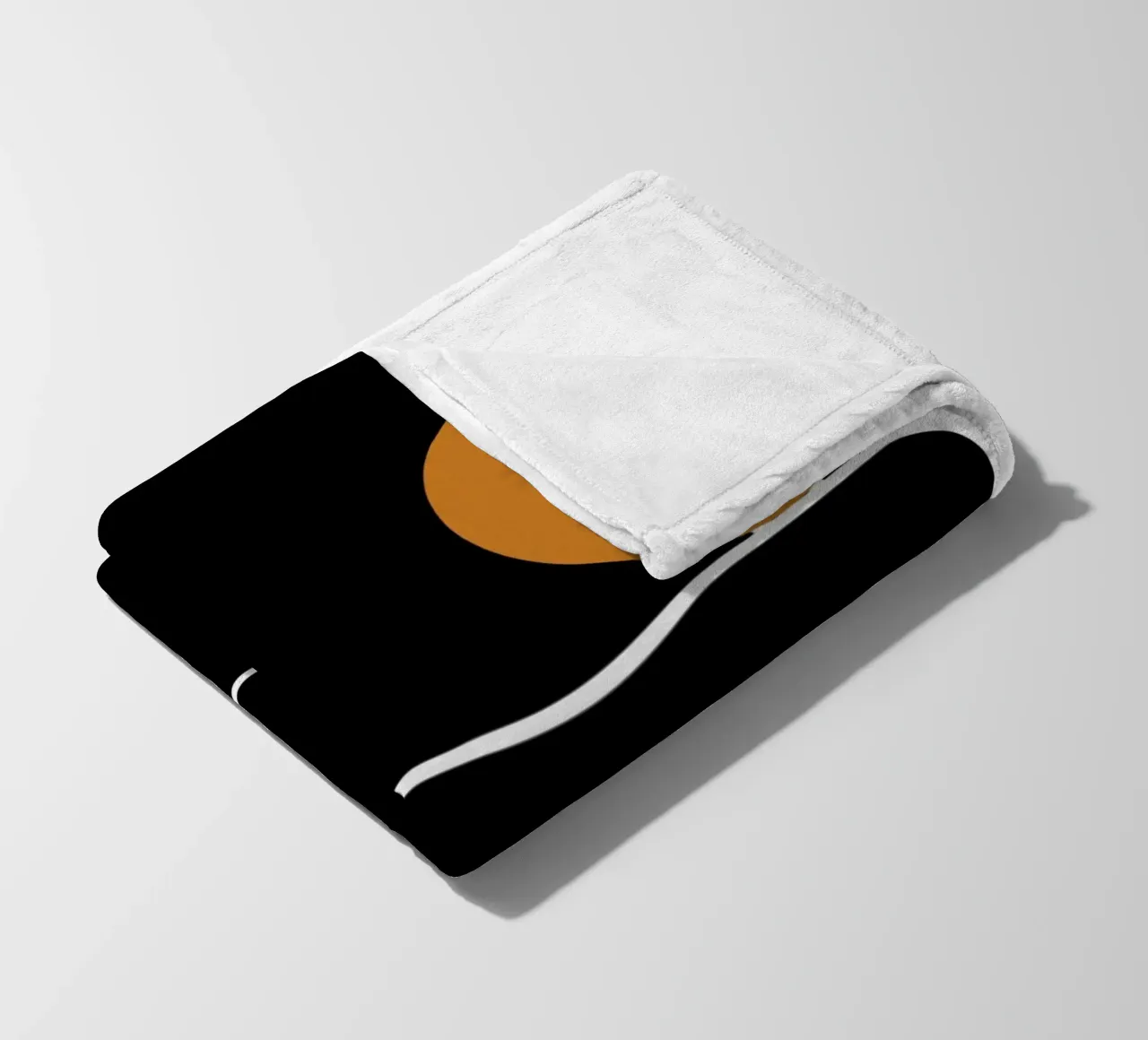 Bauhaus Geometric Abstract Shapes Color Print fleece blanket by NorwesClub