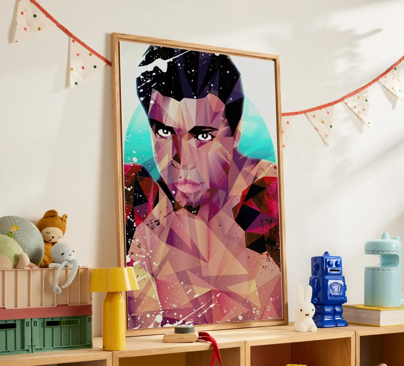 Courageous Ali Acryl-Glas von Mayka ienova