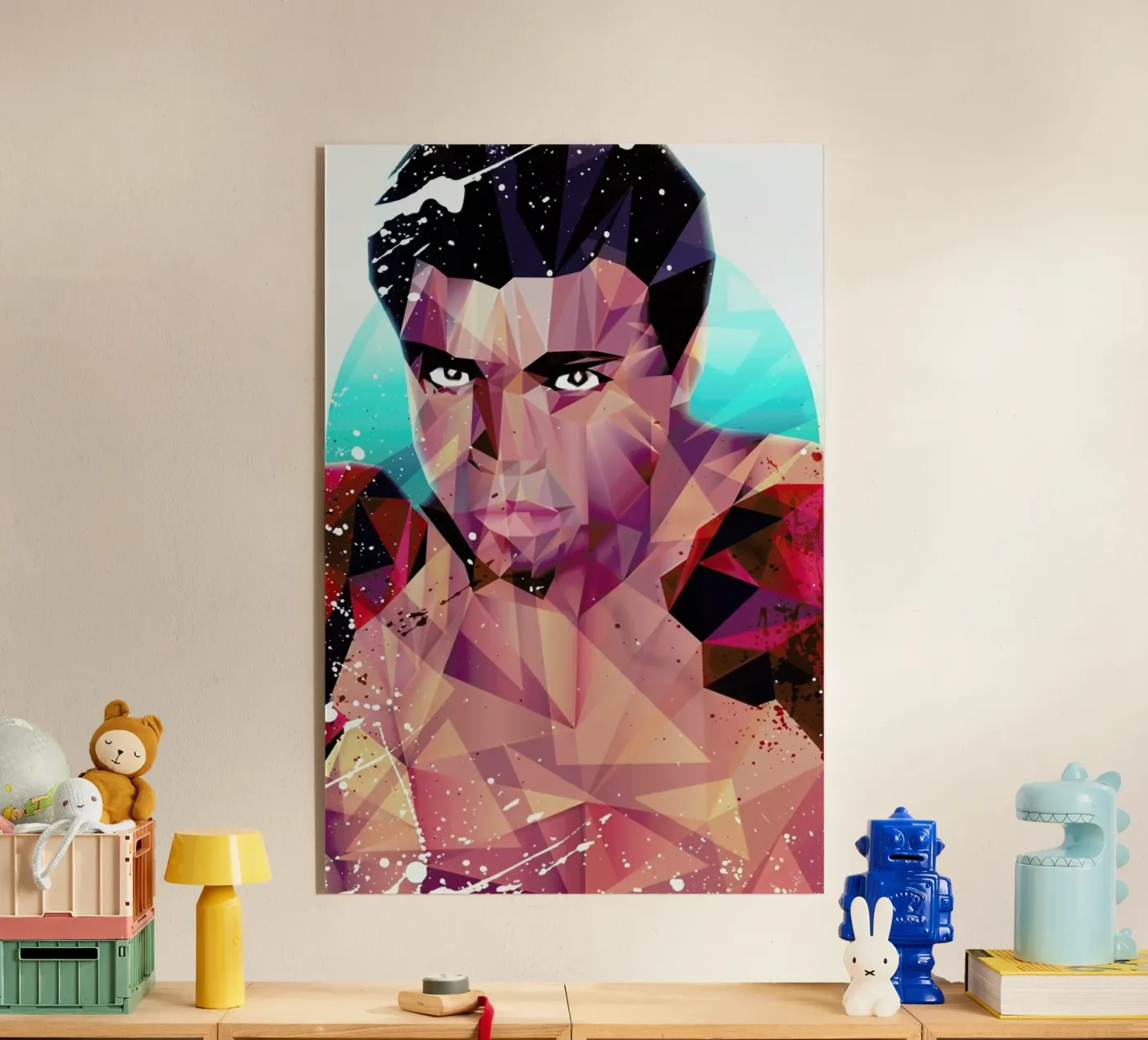 Courageous Ali Acryl-Glas von Mayka ienova