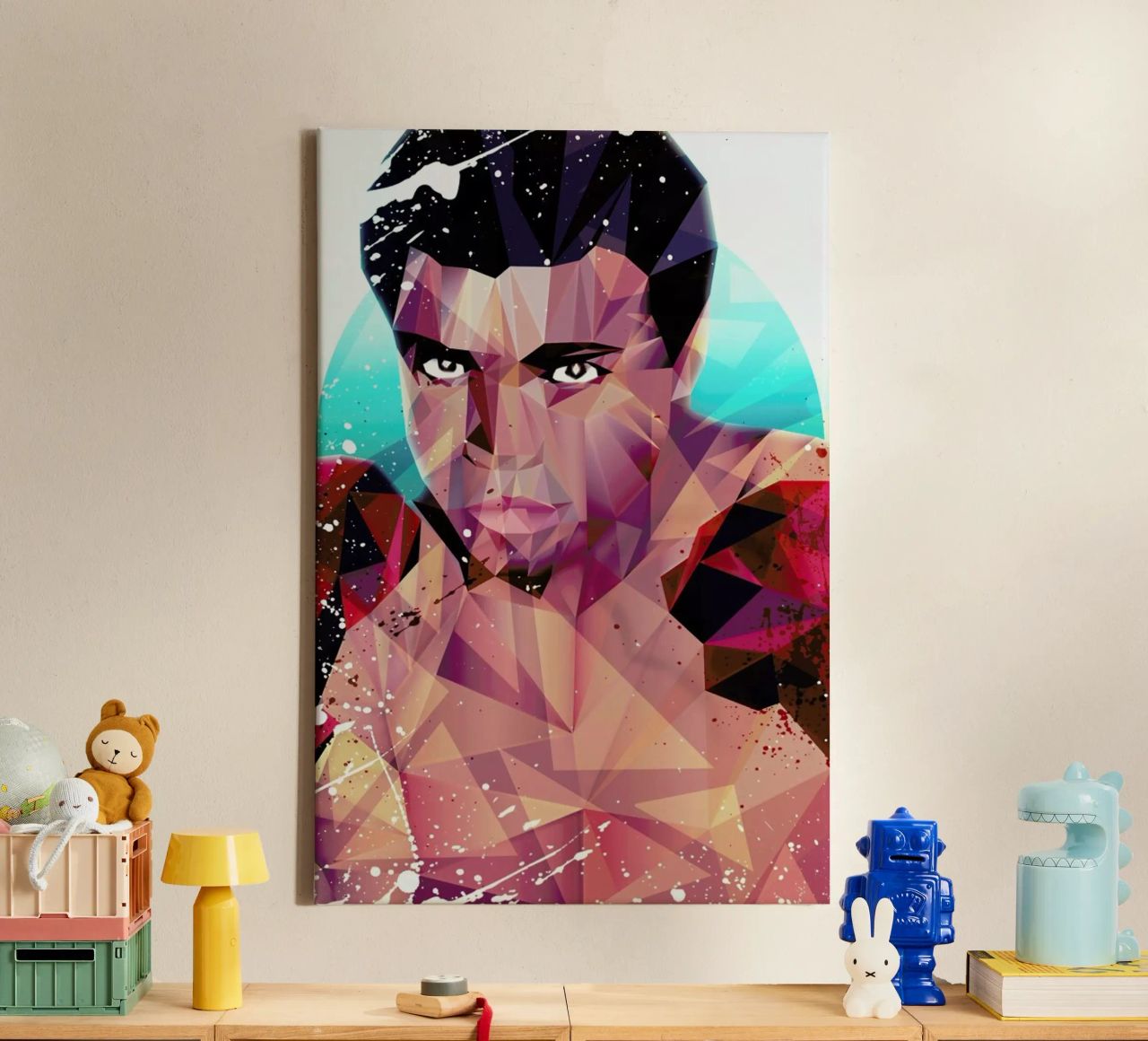 Courageous Ali canvas by Mayka ienova