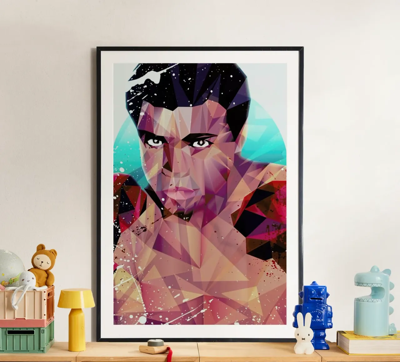 Courageous Ali poster van Mayka ienova