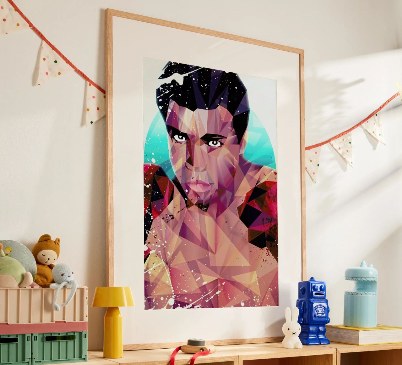Courageous Ali poster by Mayka ienova