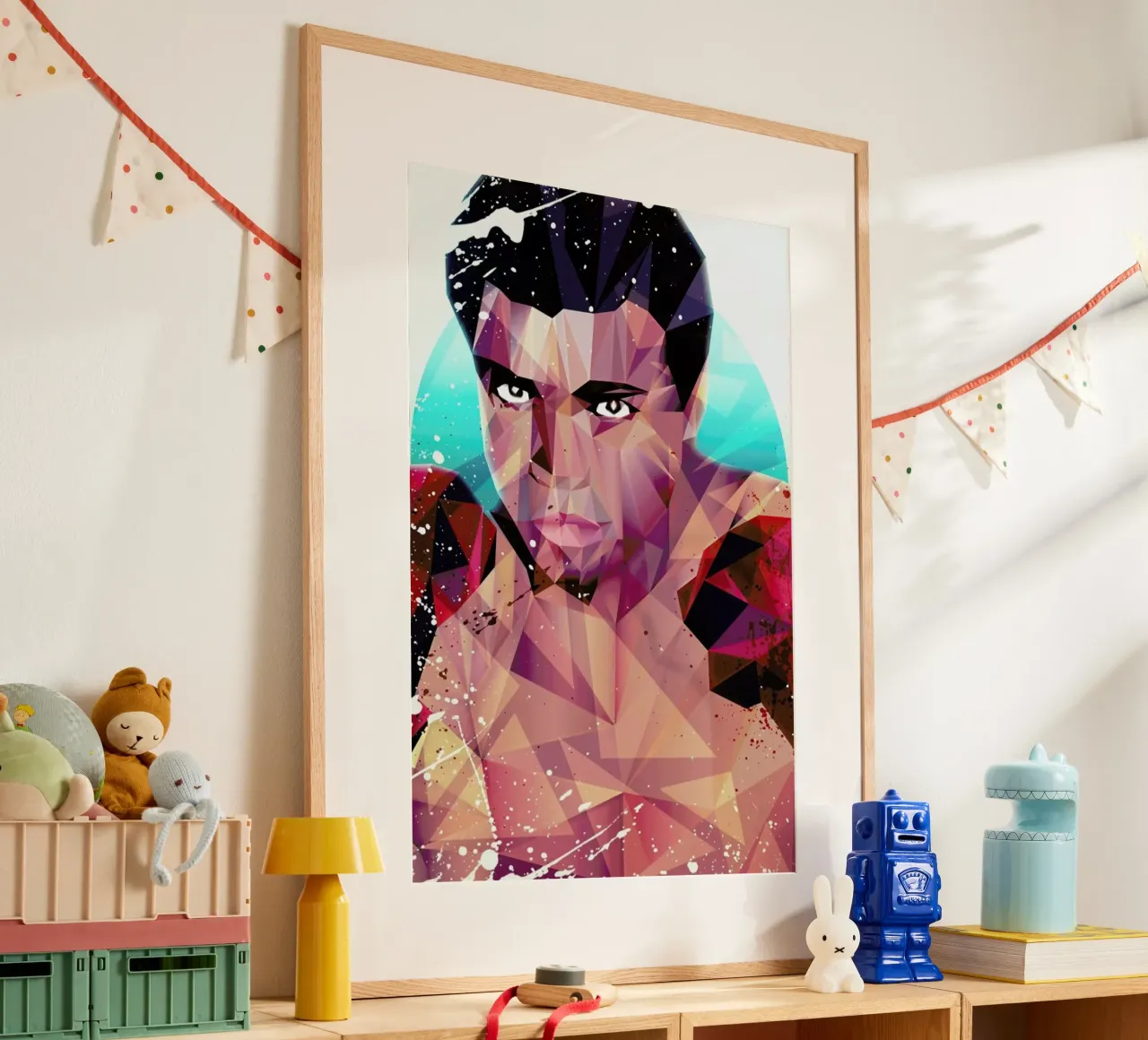 Courageous Ali poster van Mayka ienova