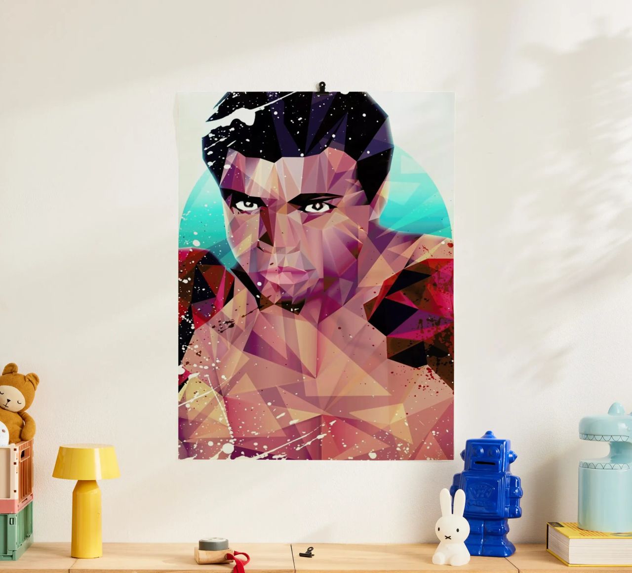 Courageous Ali poster by Mayka ienova