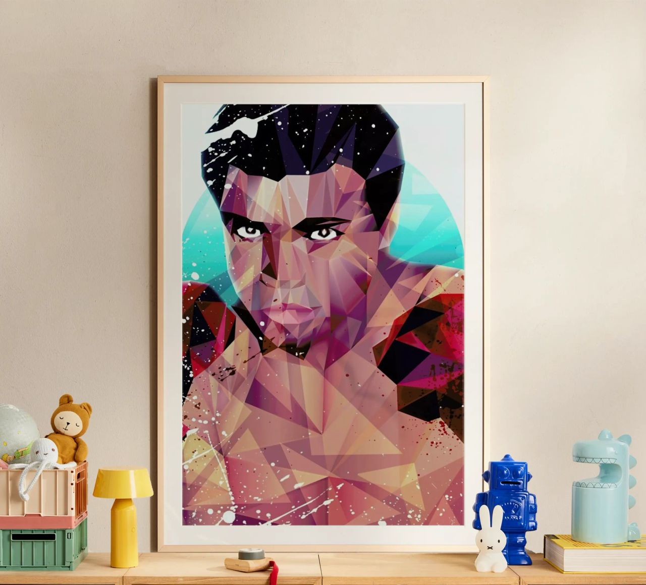Courageous Ali poster by Mayka ienova