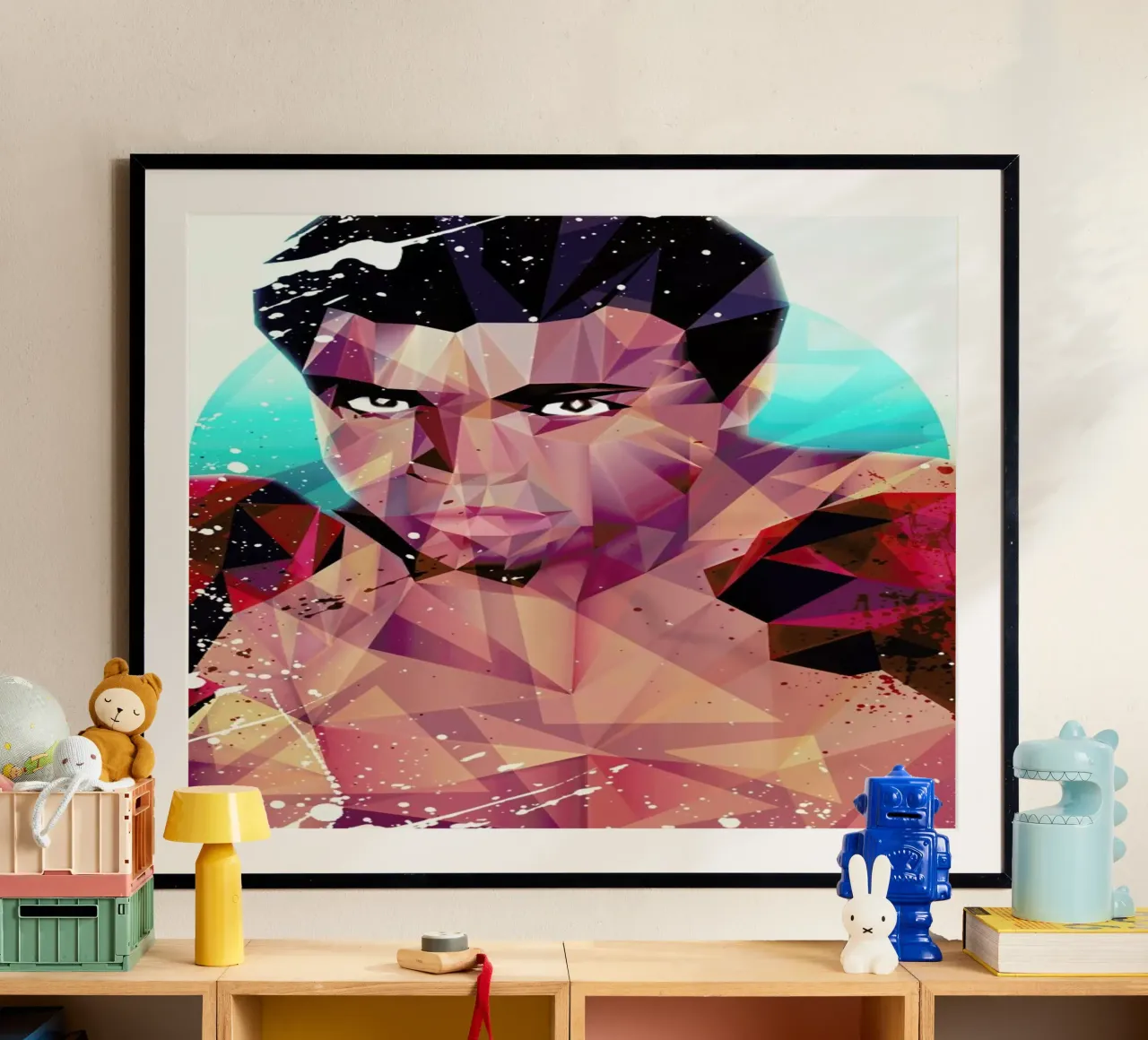 Courageous Ali poster van Mayka ienova