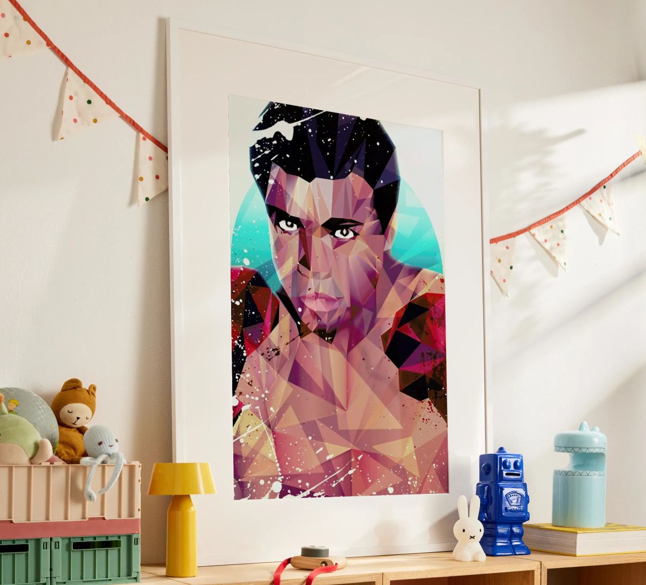 Courageous Ali poster by Mayka ienova