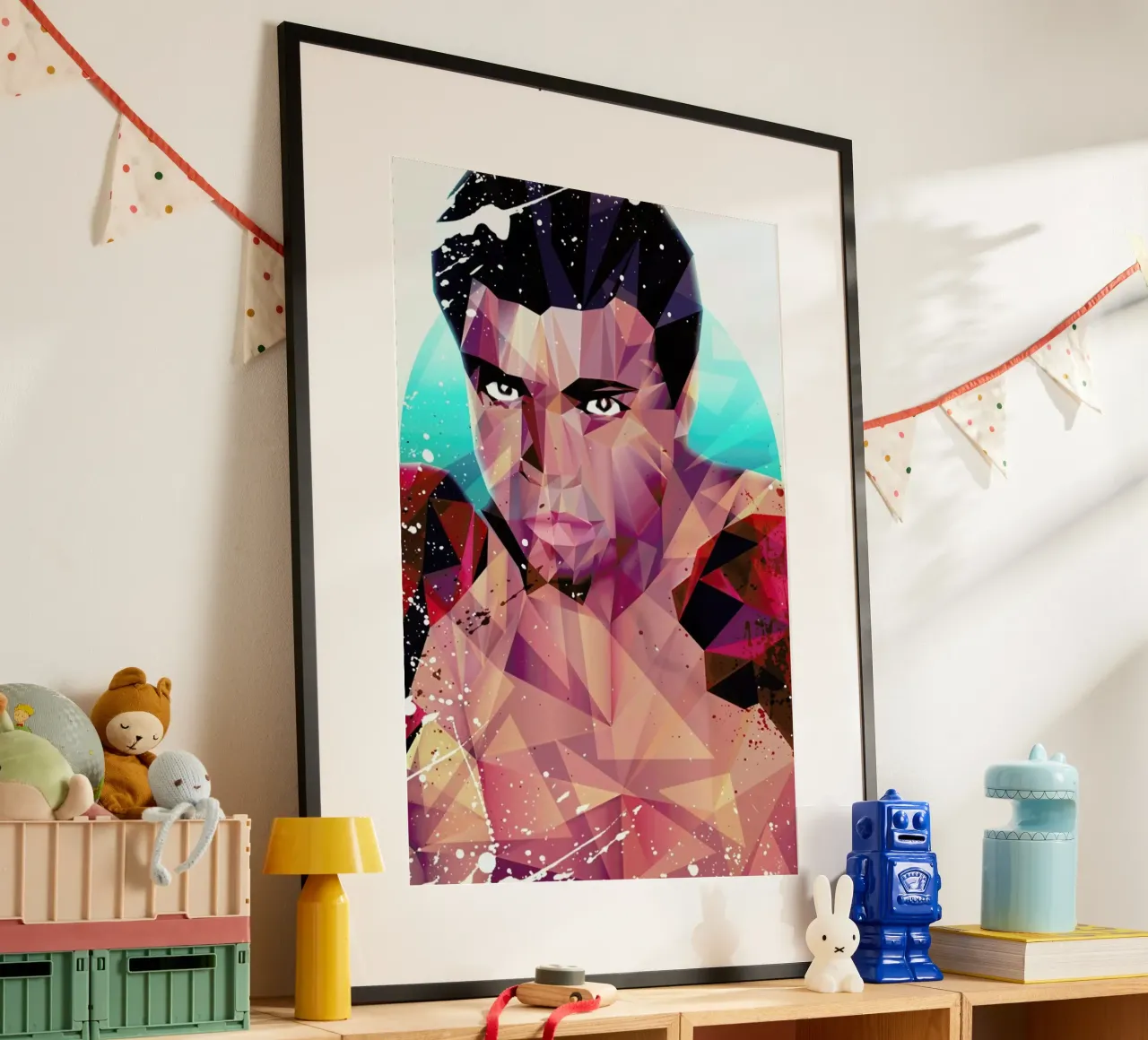 Courageous Ali poster van Mayka ienova