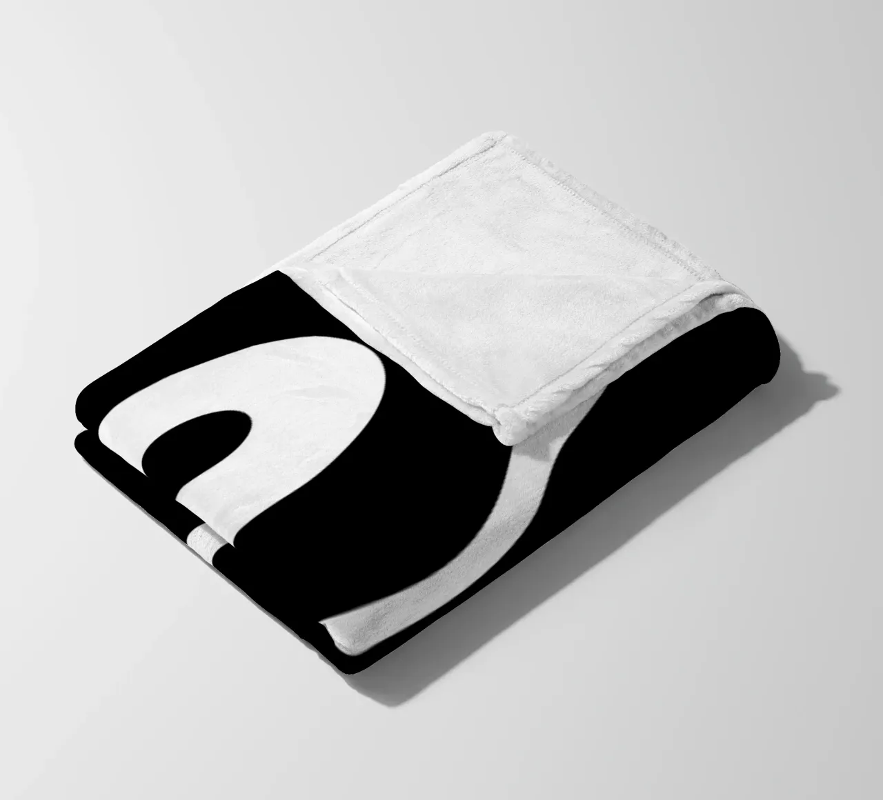 Bauhaus Stylized Eye Geometric Abstract Print fleece blanket by NorwesClub