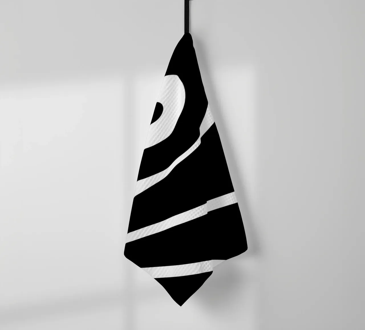Bauhaus Gestileerd Oog Geometrische Abstracte Print theedoek van NorwesClub