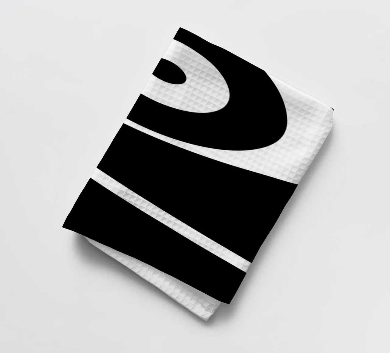 Bauhaus Gestileerd Oog Geometrische Abstracte Print theedoek van NorwesClub