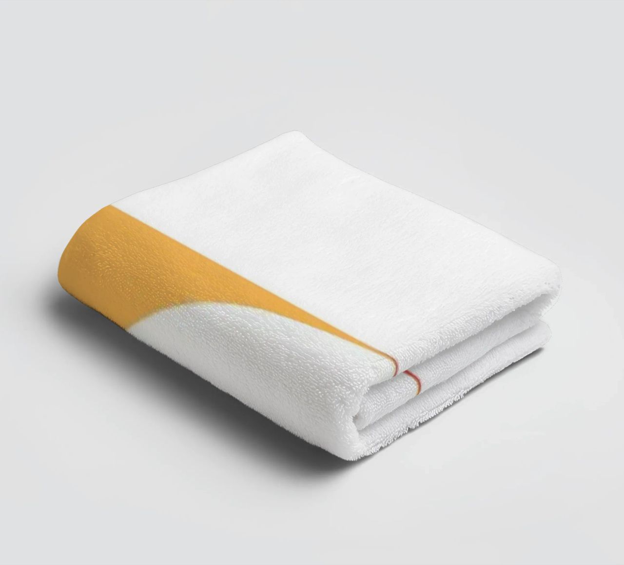 Mid-Century Modern Geometric Curves Abstract Print towel by NorwesClub