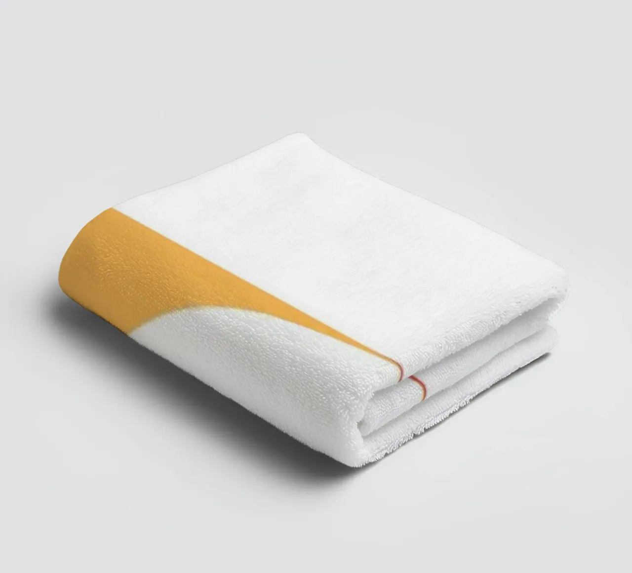 Stampa astratta di curve geometriche della modernità di metà secolo asciugamano da bagno da NorwesClub