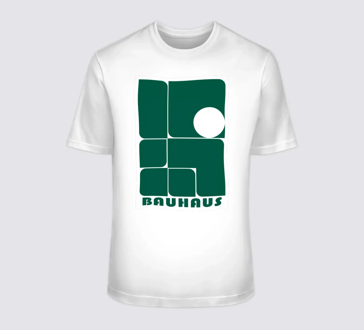 Bauhaus Forme astratte geometriche Verde Stampa t-shirt da NorwesClub
