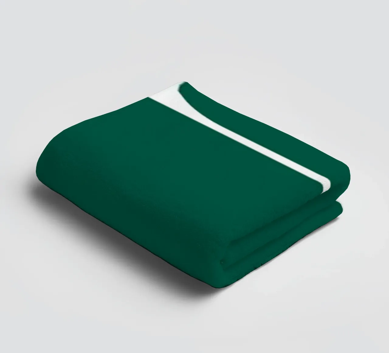 Bauhaus Geometric Abstract Shapes Green Print towel by NorwesClub
