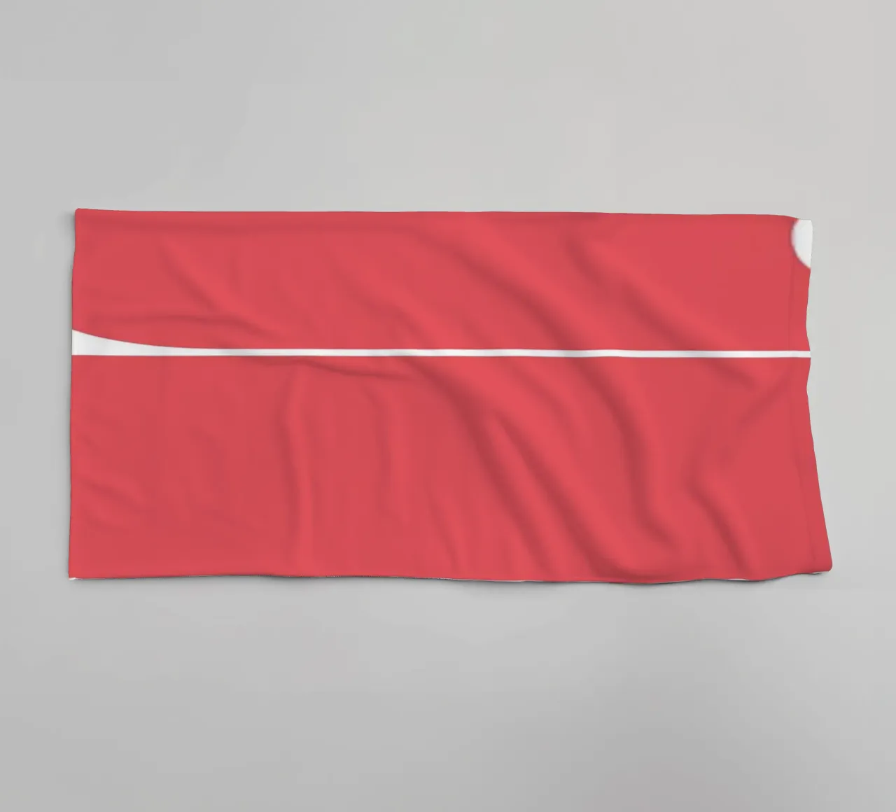Bauhaus Forme astratte geometriche Rosso Stampa asciugamano da bagno da NorwesClub