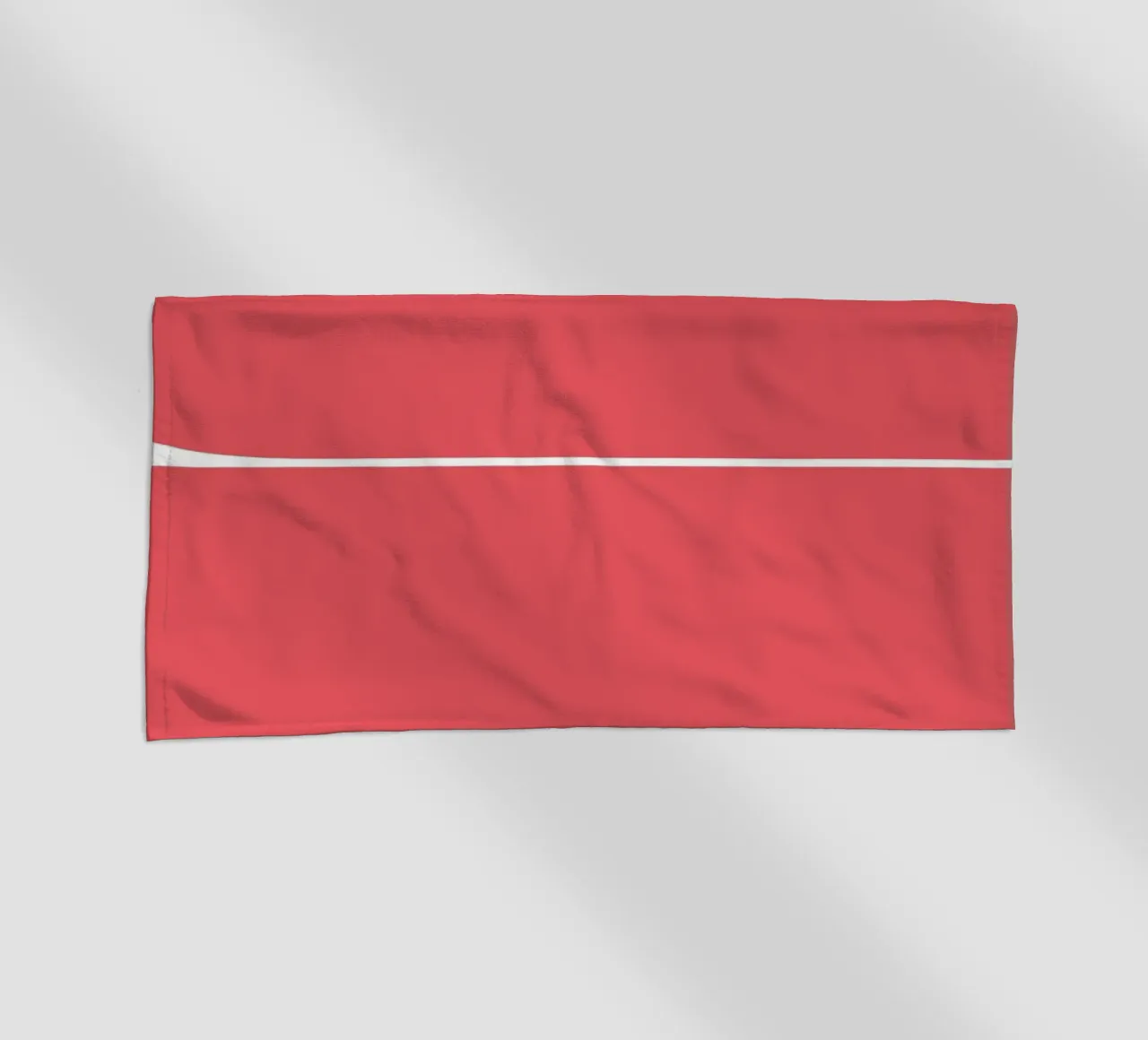 Bauhaus Forme astratte geometriche Rosso Stampa telo mare da NorwesClub