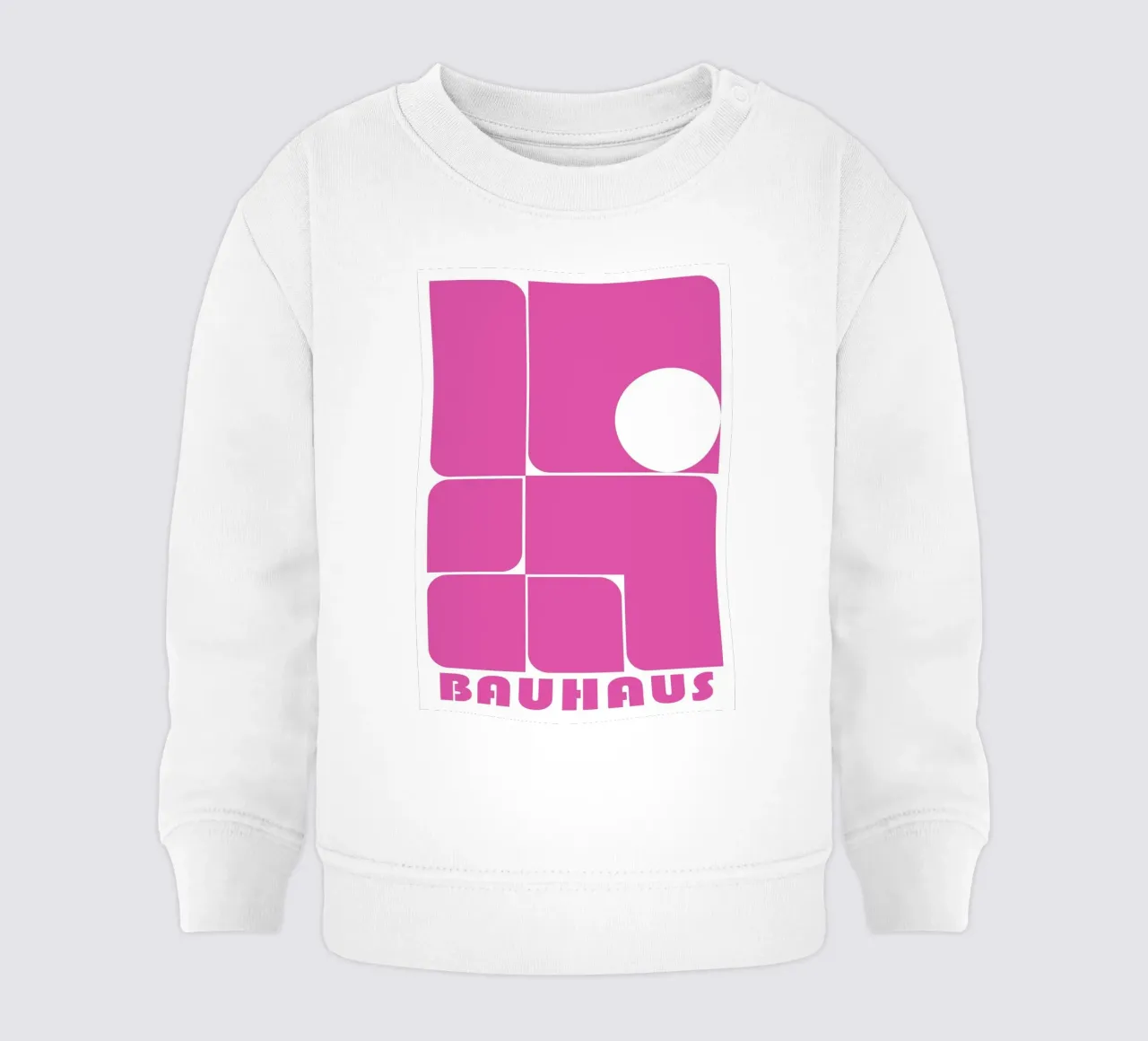 Bauhaus Forme astratte geometriche Rosa Stampa felpa neonato da NorwesClub