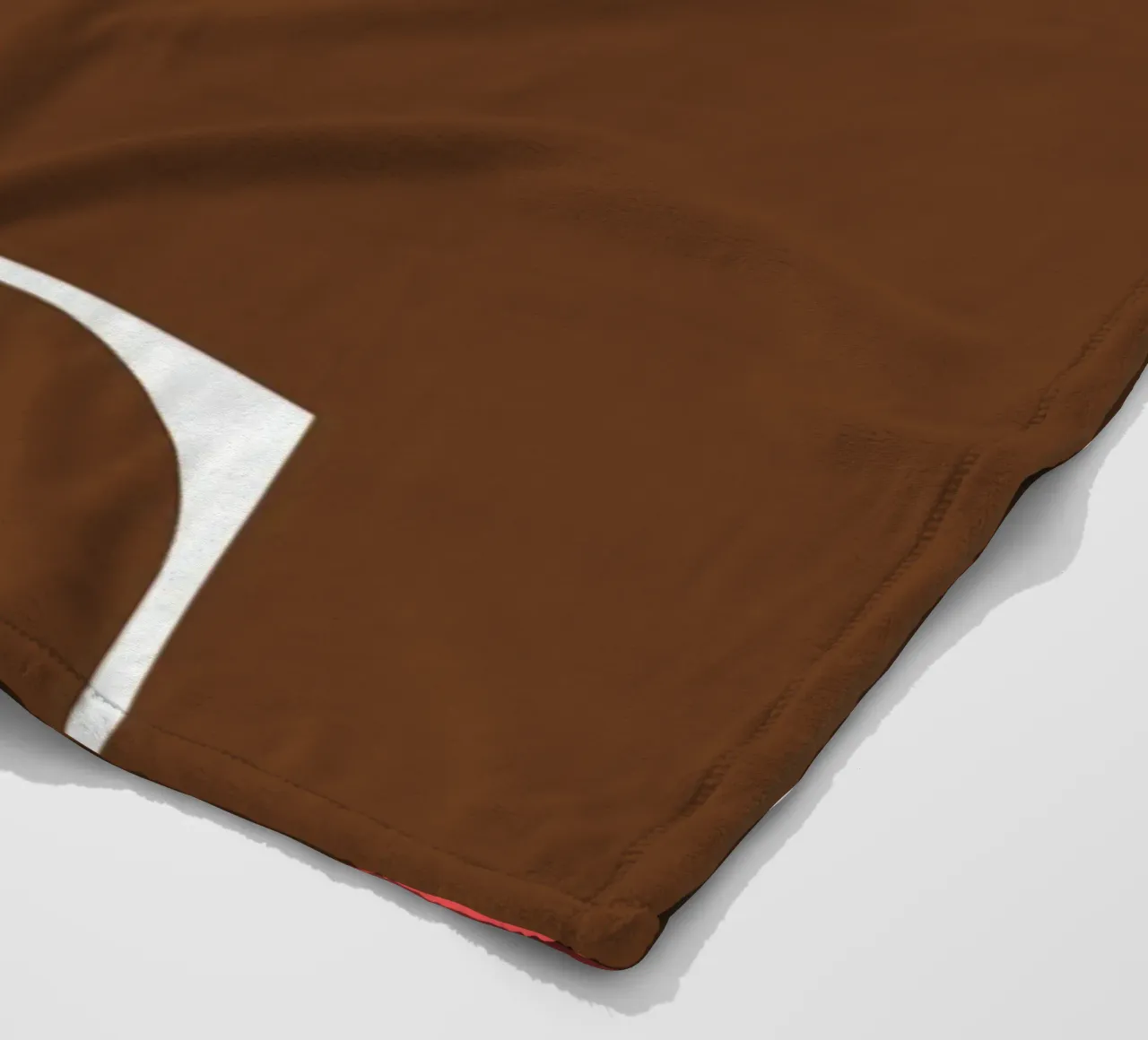 Bauhaus Forme astratte geometriche Stampa marrone coperta in pile da NorwesClub