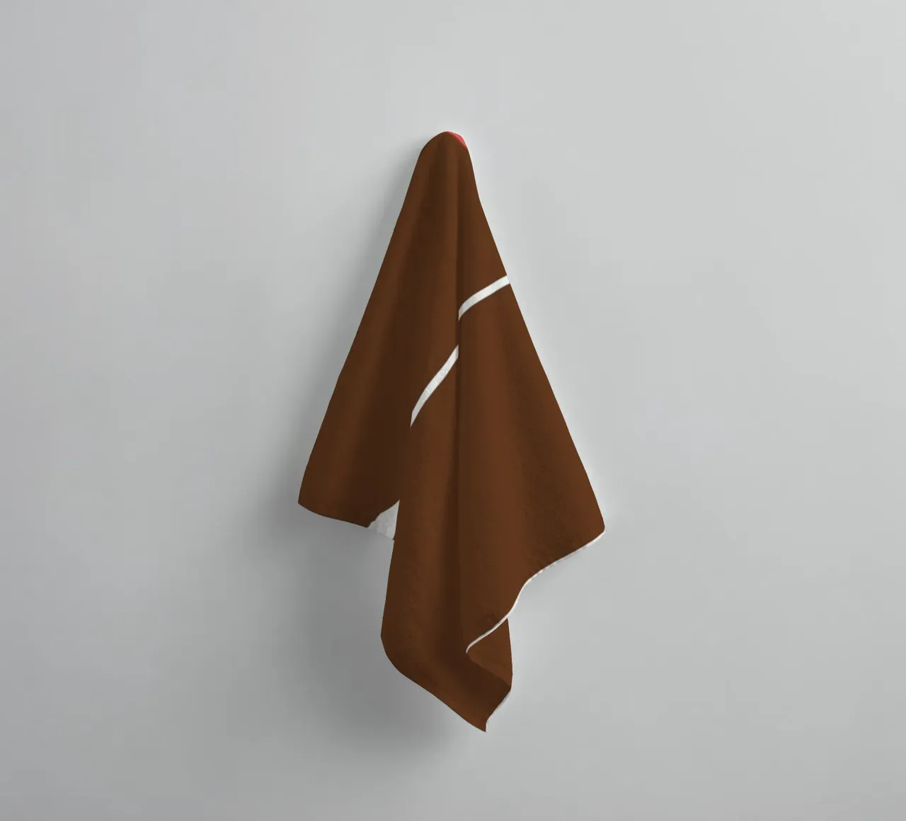Bauhaus Forme astratte geometriche Stampa marrone asciugamano da bagno da NorwesClub