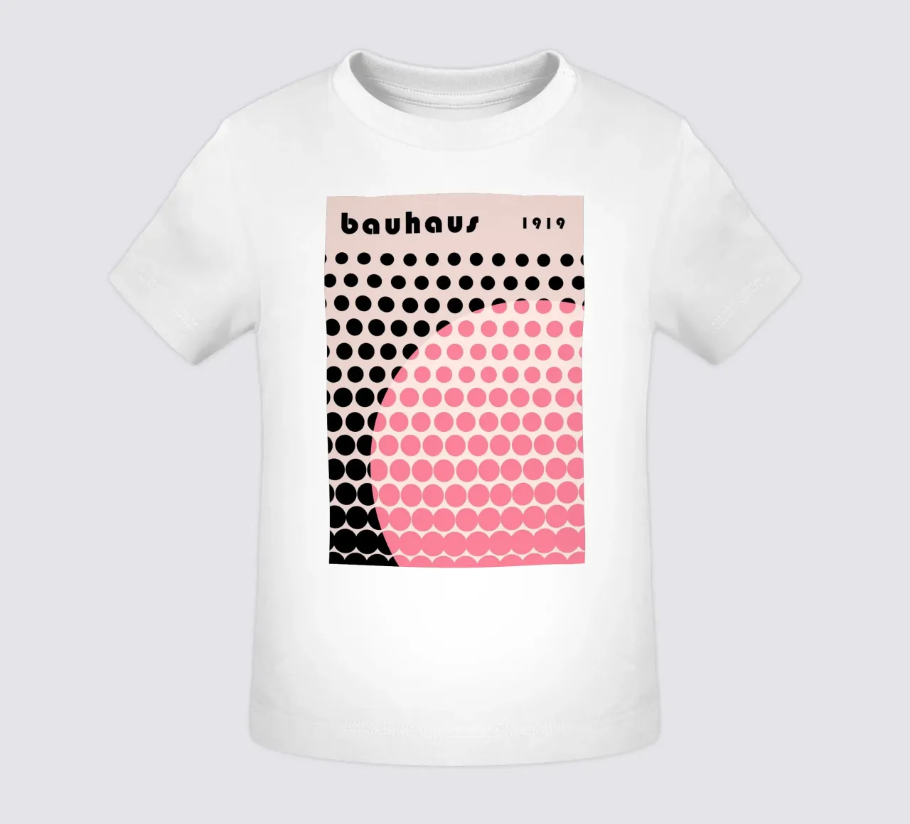Bauhaus Geometric Grid Circles Abstract Print 1919 baby t-shirt by NorwesClub