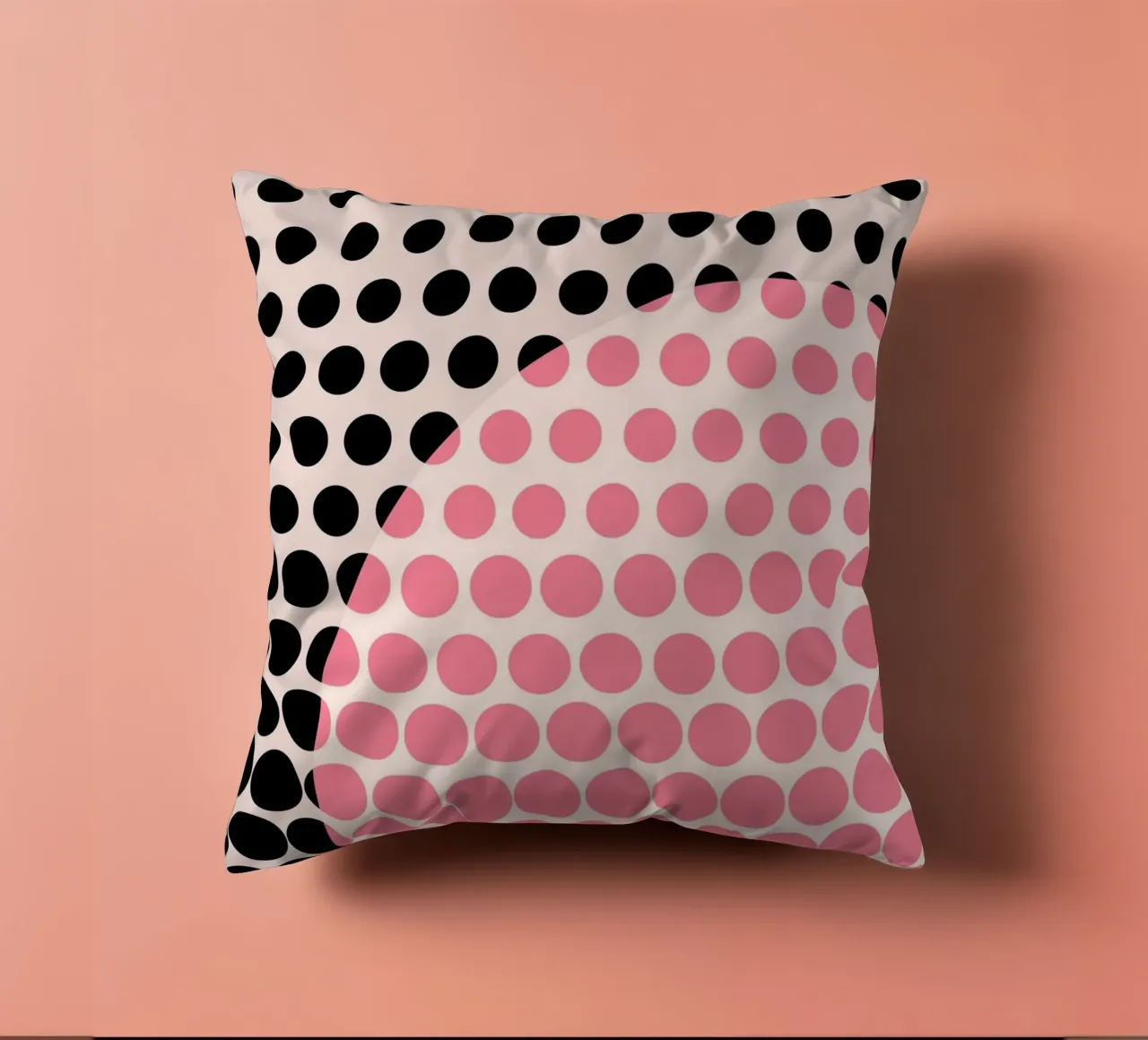 Bauhaus Geometric Grid Circles Abstract Print 1919 decorative cushion by NorwesClub