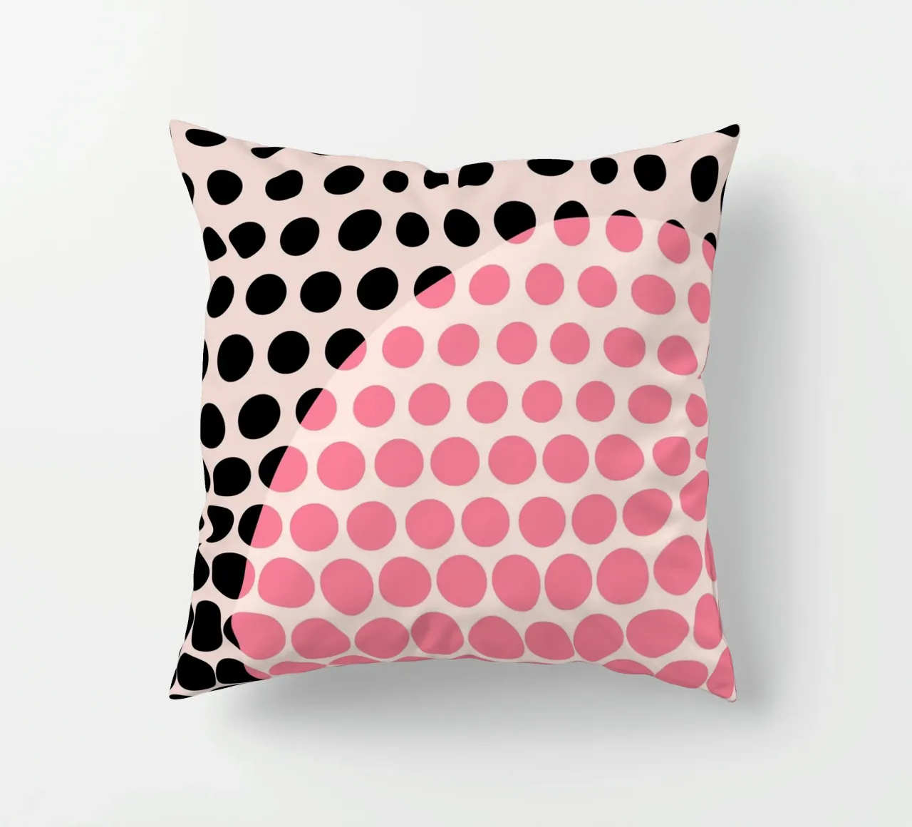 Bauhaus Geometric Grid Circles Abstract Print 1919 decorative cushion by NorwesClub