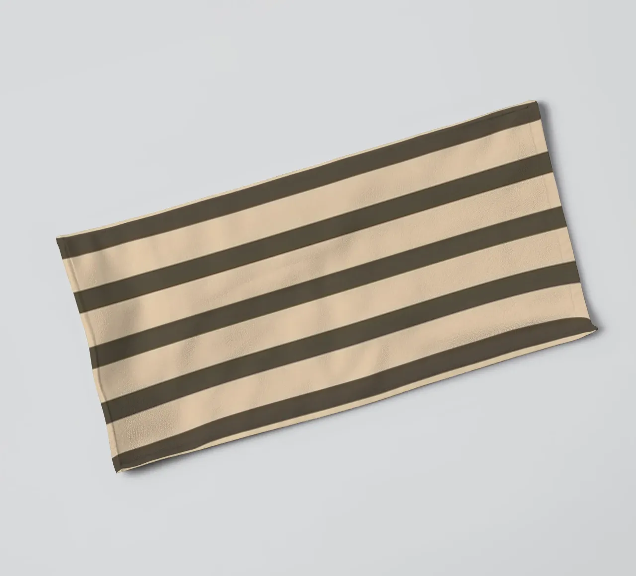 Bauhaus Abstract Stripes Oval Optical Art Print towel by NorwesClub