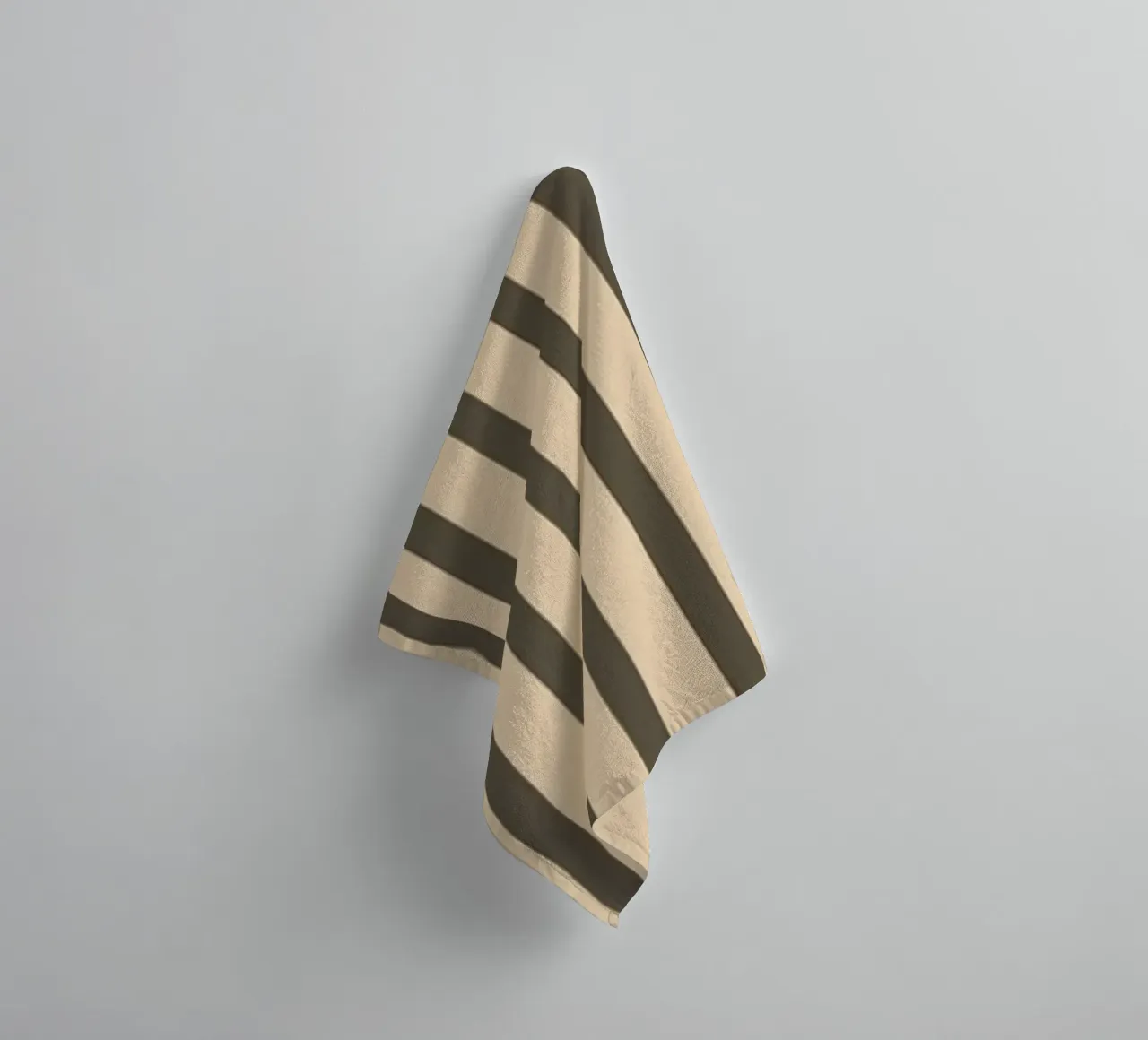 Bauhaus Abstract Stripes Oval Optical Art Print towel by NorwesClub