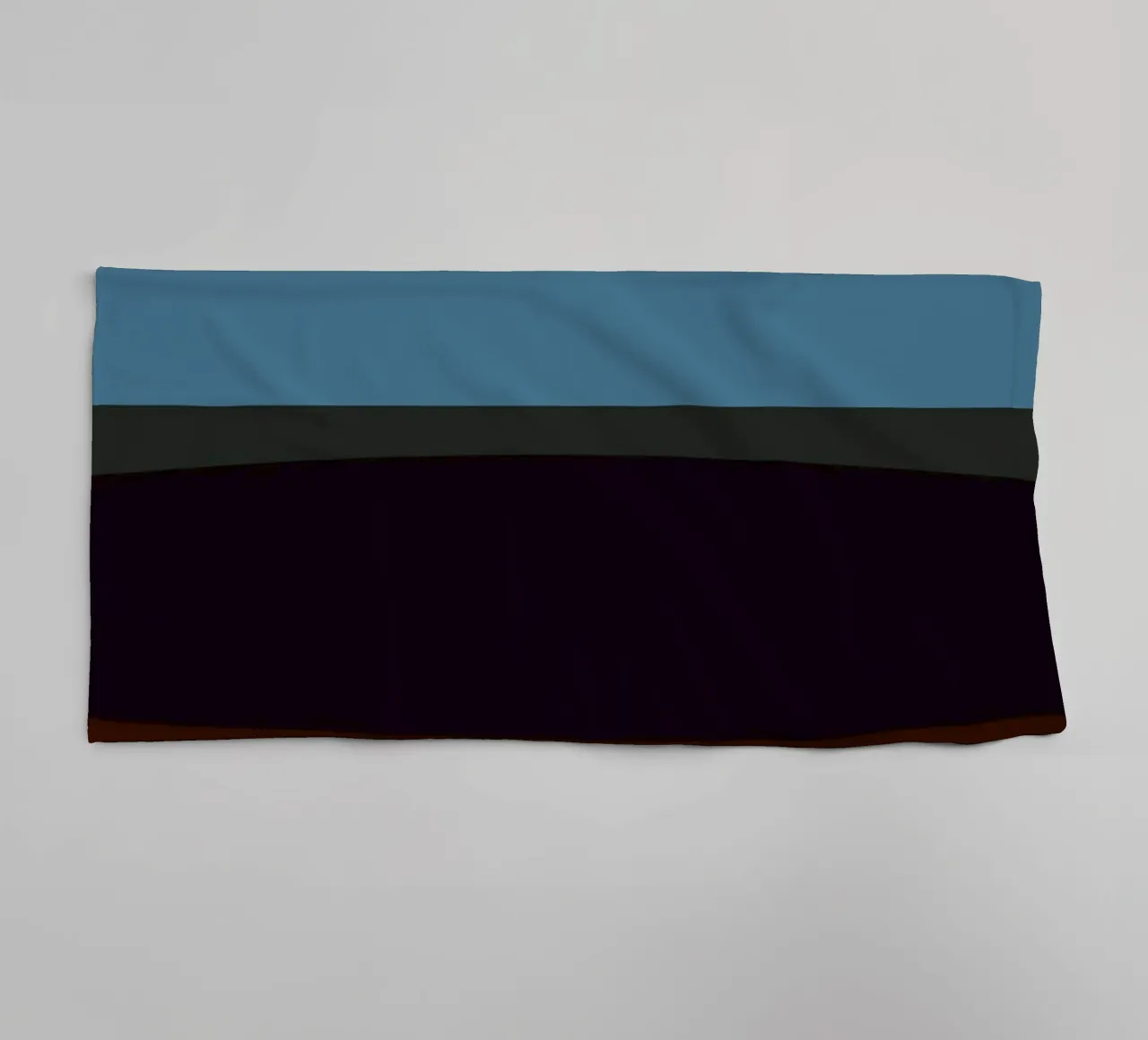 Impression géométrique abstraite de cercles superposés en couleur serviette de bain de NorwesClub