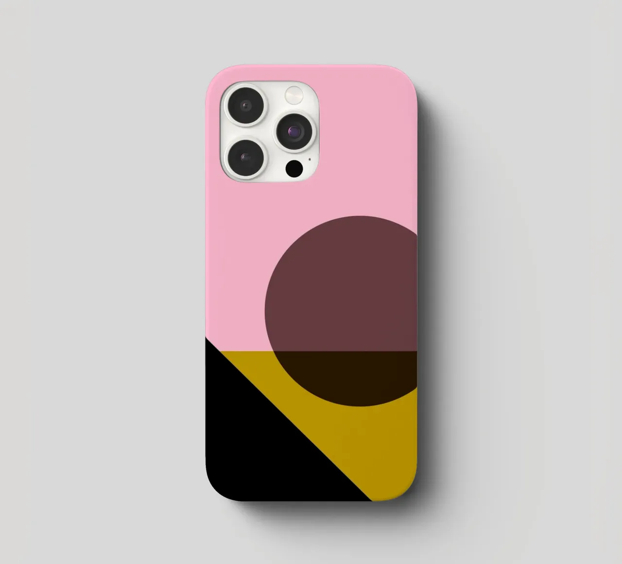 Geometric Abstract Shapes Oval Color Blocks Print iphone case by NorwesClub
