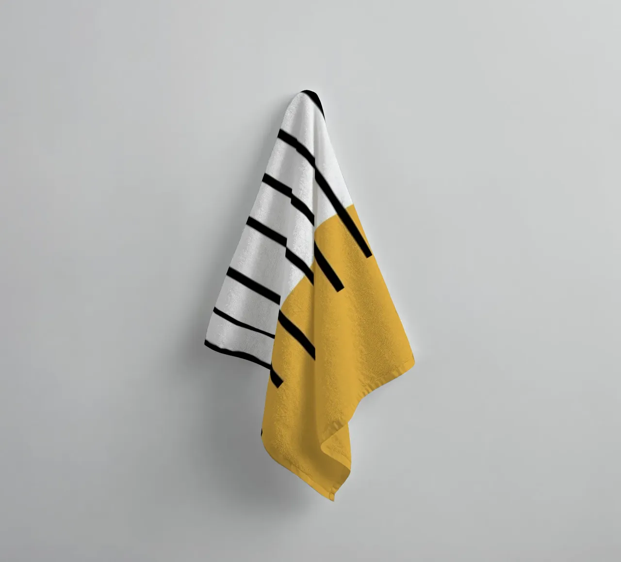 Bauhaus Abstract Stripes Color Block 1923 Print towel by NorwesClub