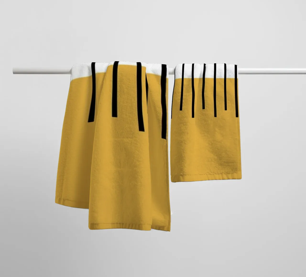 Bauhaus Abstract Stripes Color Block 1923 Print towel by NorwesClub
