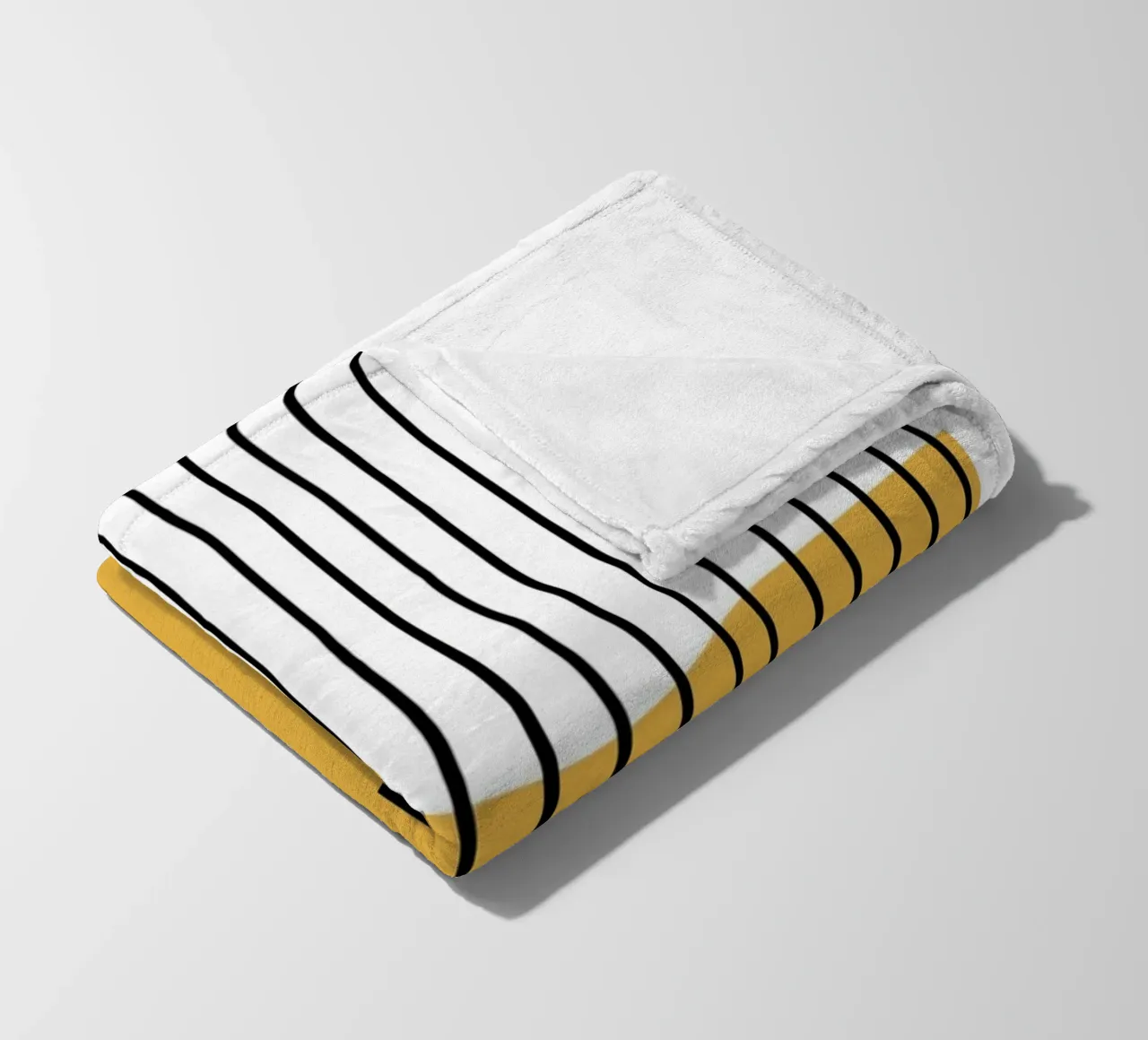 Bauhaus Abstract Stripes Color Block 1923 Print fleece blanket by NorwesClub