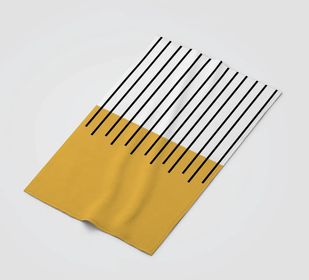 Bauhaus Abstract Stripes Color Block 1923 Print fleece blanket by NorwesClub