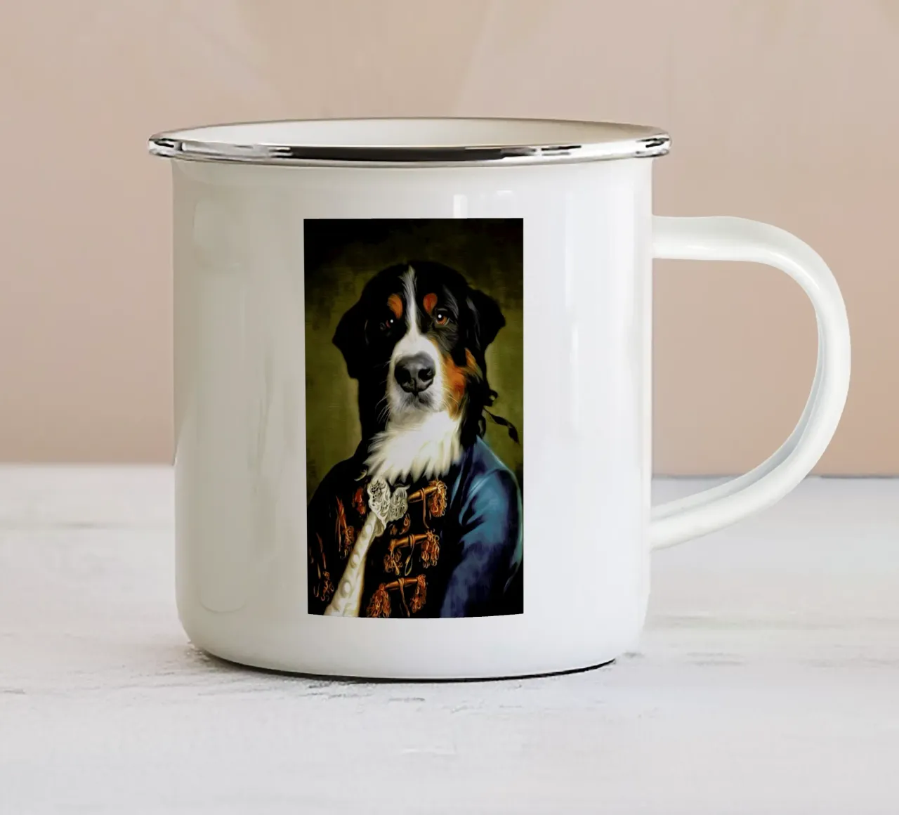 Shadow tazza in smalto da Tein Lucasson