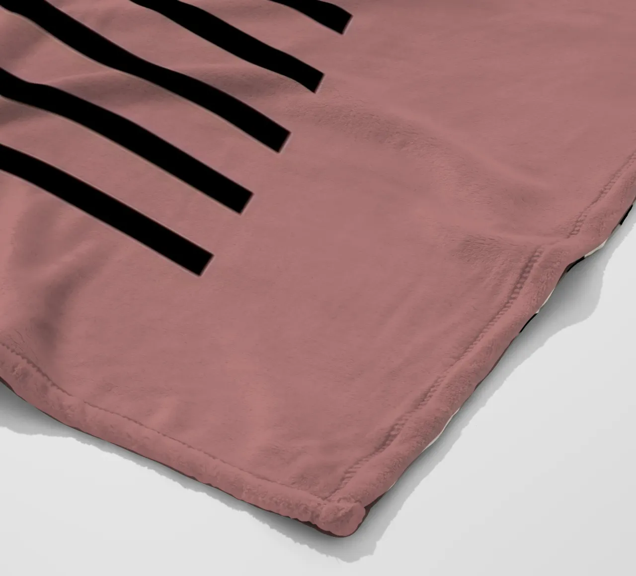 Stampa Bauhaus astratta a righe color block 1923 coperta in pile da NorwesClub