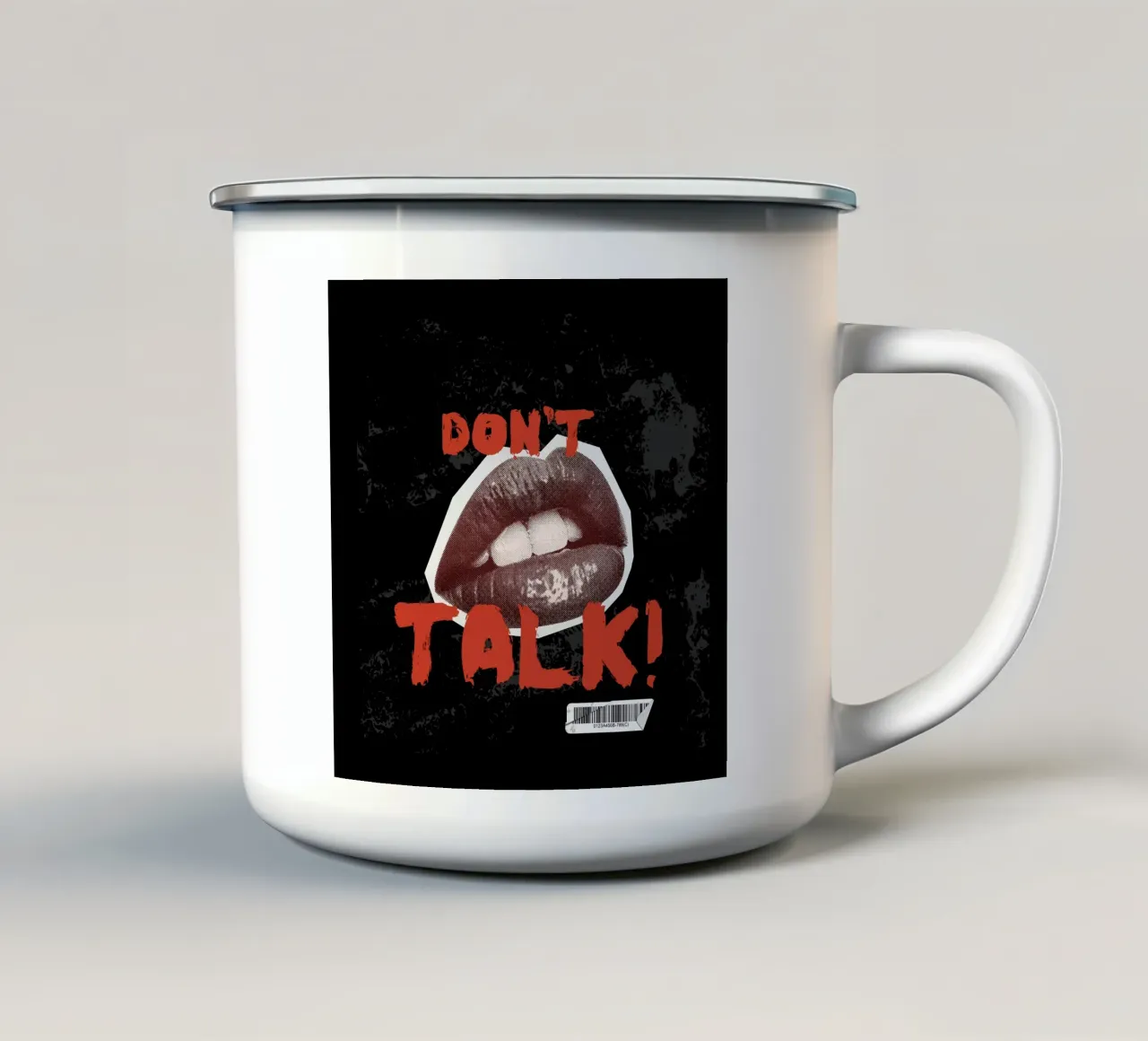 Lips tazza in smalto da Dreamer10