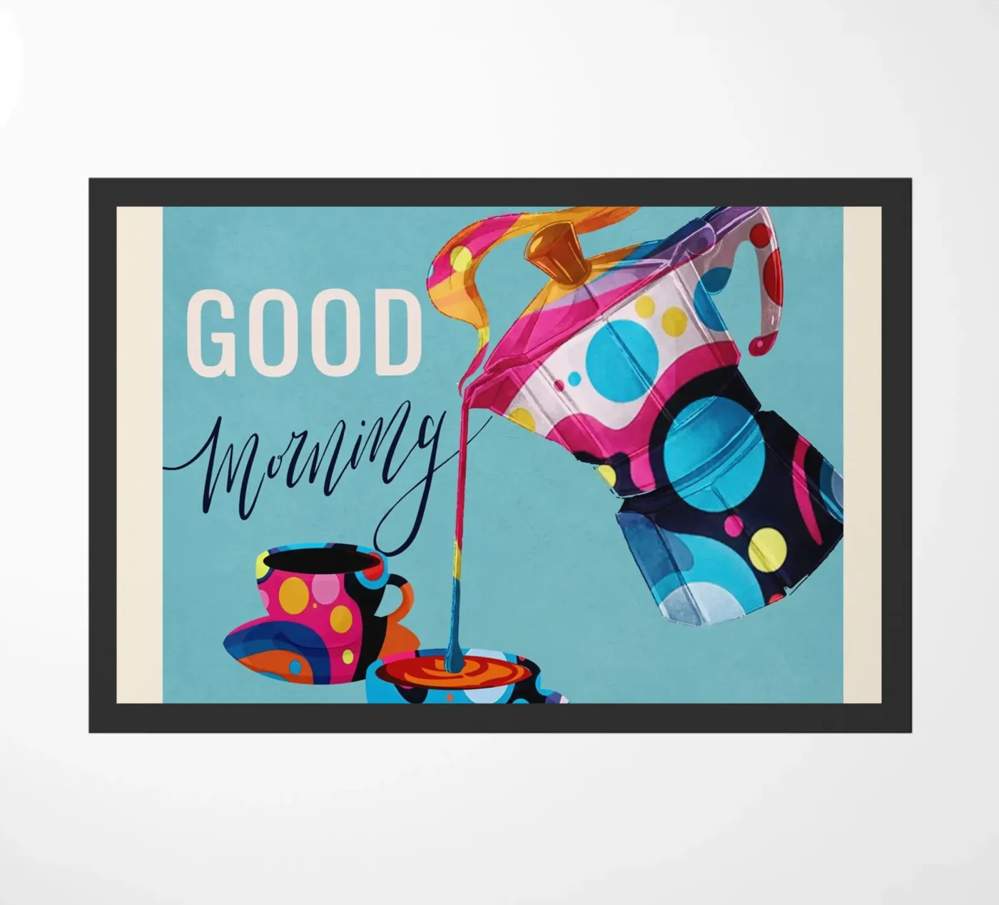 Coffee Time deurmat van Flow Line