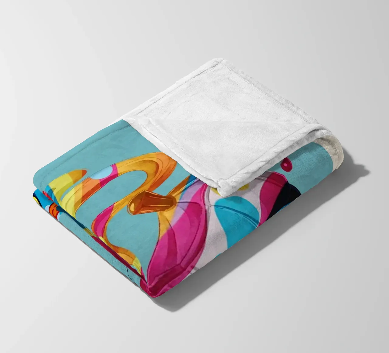 Coffee Time fleece blanket by Flow Line