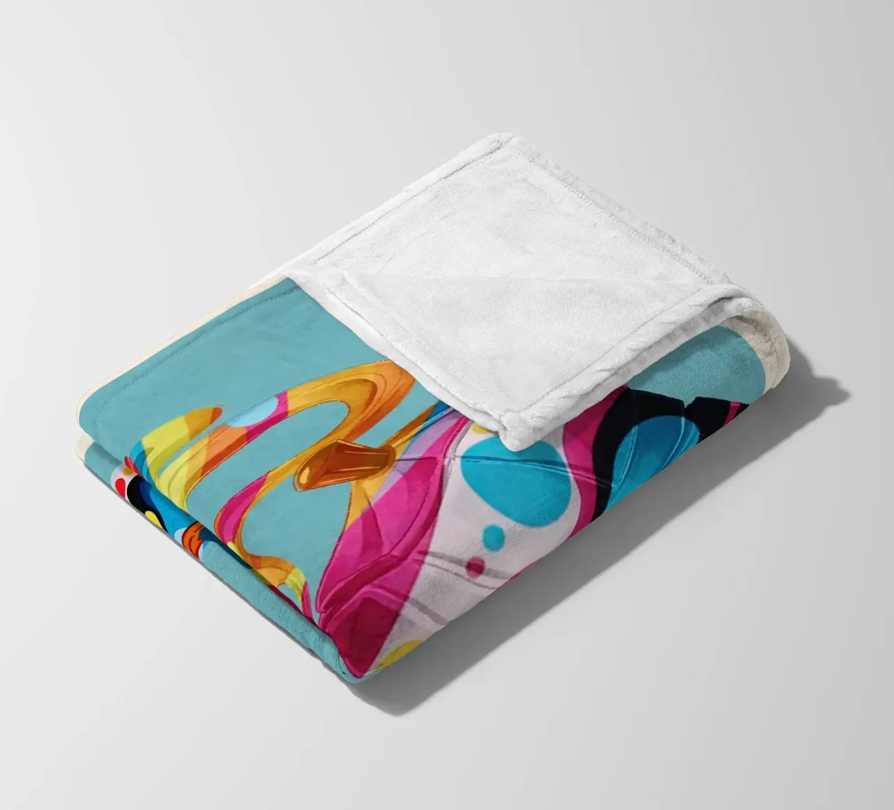 Coffee Time fleece blanket by Flow Line