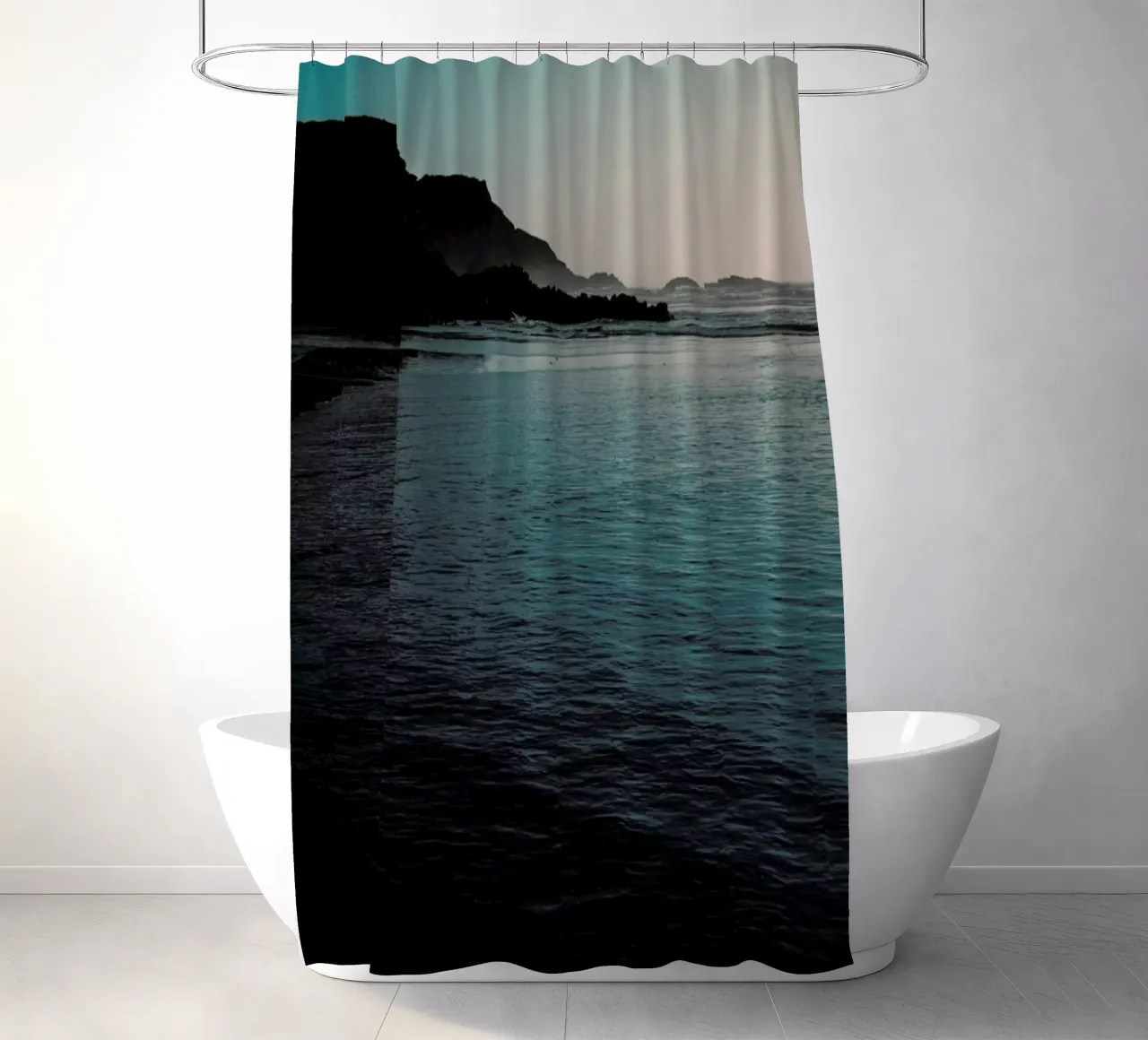 Sundown Vibes tenda da doccia da Sebastian Hilgetag