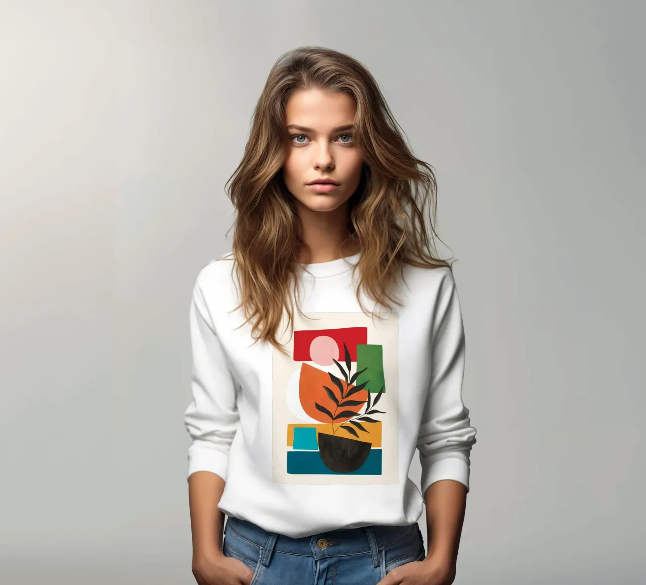 Abstract Minimal Shapes 54 sudadera de Flow Line