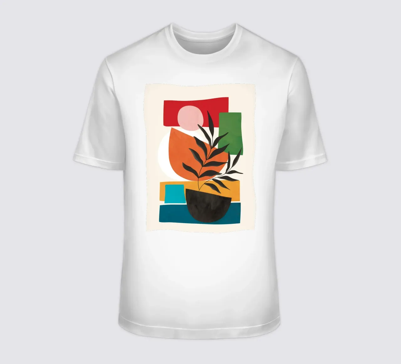 Abstract Minimal Shapes 54 t-shirt da Flow Line