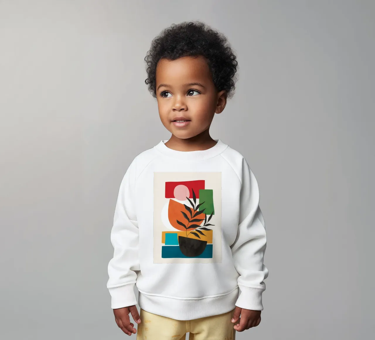 Abstract Minimal Shapes 54 Baby Sweatshirt von Flow Line