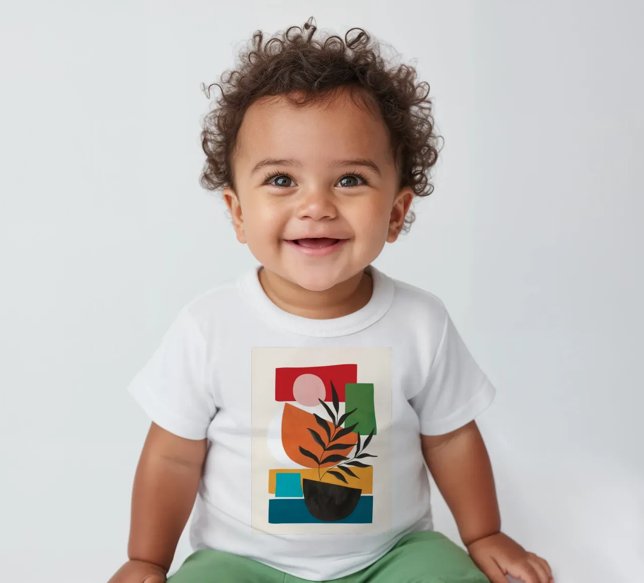 Abstract Minimal Shapes 54 maglietta neonato da Flow Line